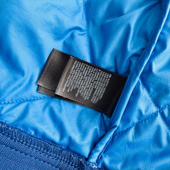 The North Face | Two-Tone blue Thermoball Quilted Hybrid Hoodie jacket size L - Picture 10 of 12